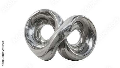 Fluid Sculpture with Soft Curves and Premium Textures – Transparent Background