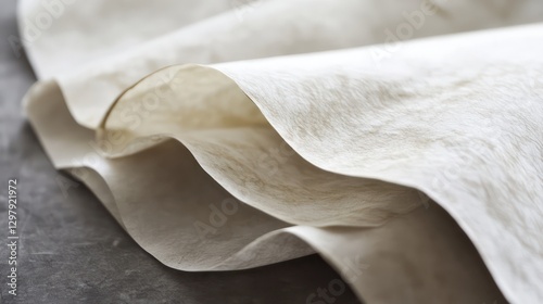 Ancient craft of Japanese paper-making, with artisan techniques blending natural materials and elegant minimalism