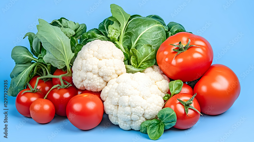 Fresh Vegetables Studio Still Life