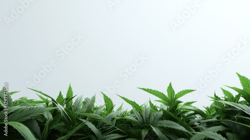 Cannabis plants growing