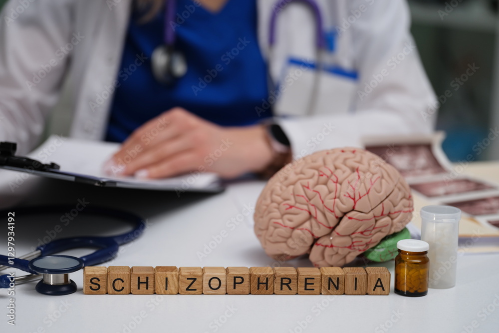 Delve into the intricate complexities of schizophrenia through detailed medical insights and vivid visual depictions