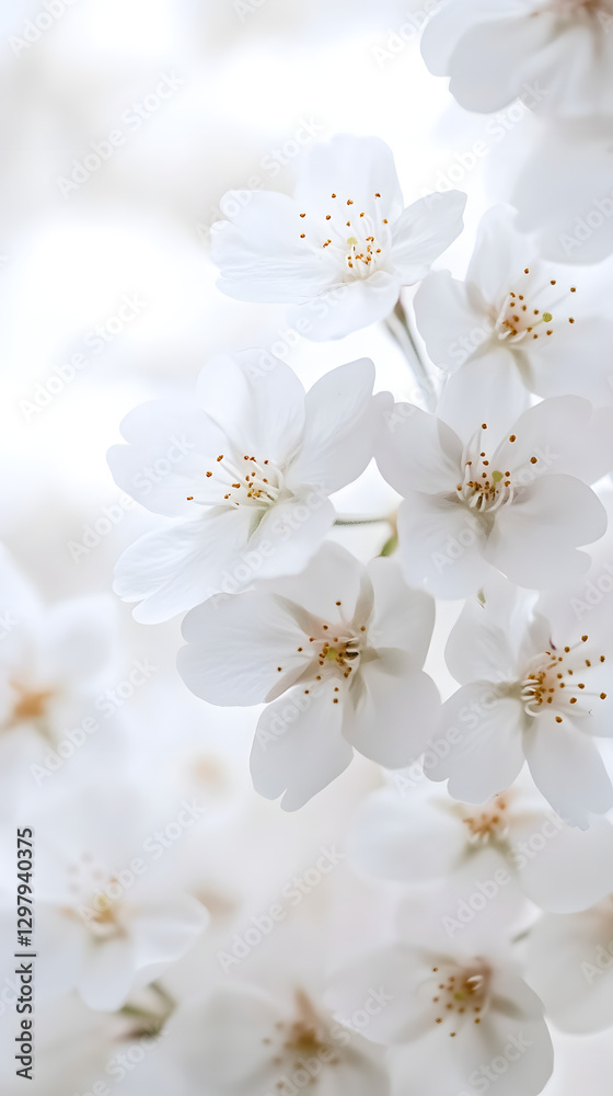 A close-up of white cherry blossoms with blurred background, showcasing spring beauty. A close-up of white cherry blossoms with blurred background, showcasing spring beauty.