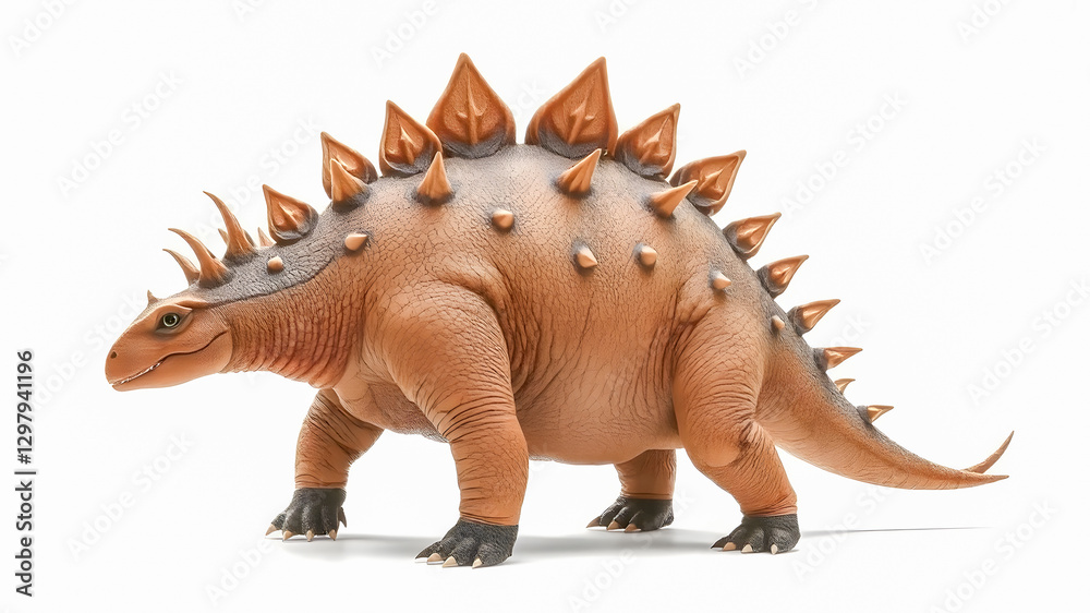 Naklejka premium Triceratops dinosaur isolated on white background. 3d illustration