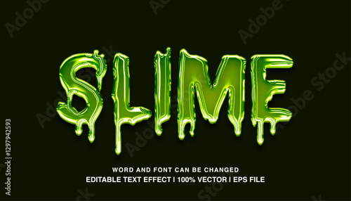 slime text effect