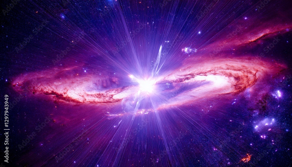 초신성 충격파와 성간 구름의 폭발