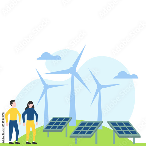 Renewable Energy Illustration