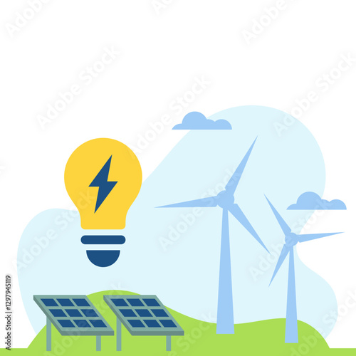 Renewable Energy Illustration