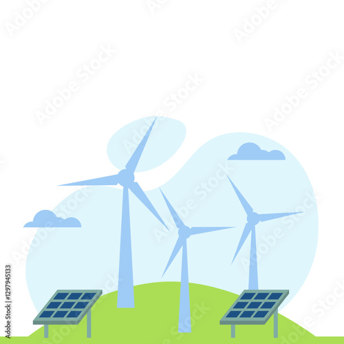 Renewable Energy Illustration