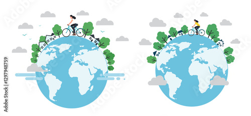 Eco-Friendly Transportation on a Sustainable Planet
