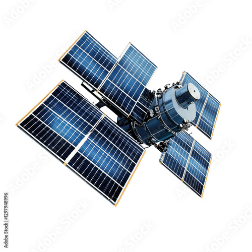 Obraz na płótnie satellite isolated on transparent background,