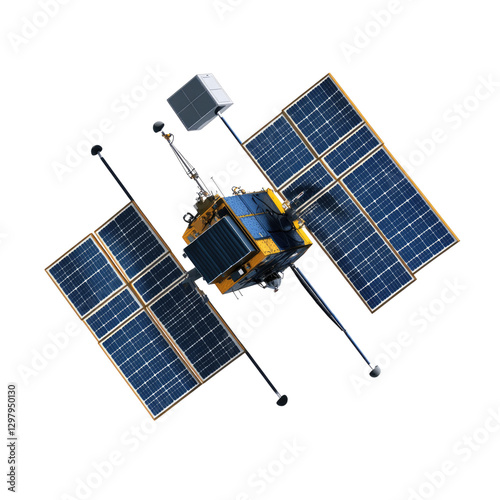 Tapety artystyczne satellite isolated on transparent background,