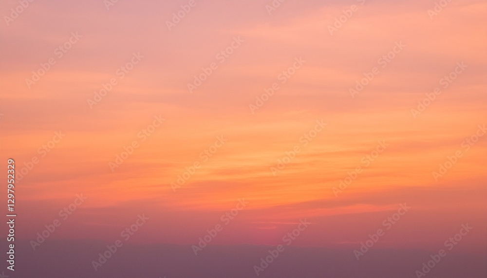 Obraz premium 바다에서 보는 저녁 노을