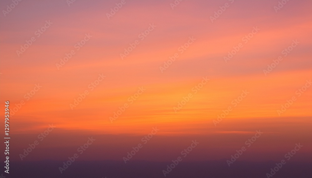 Fototapeta premium 바다에서 보는 저녁 노을