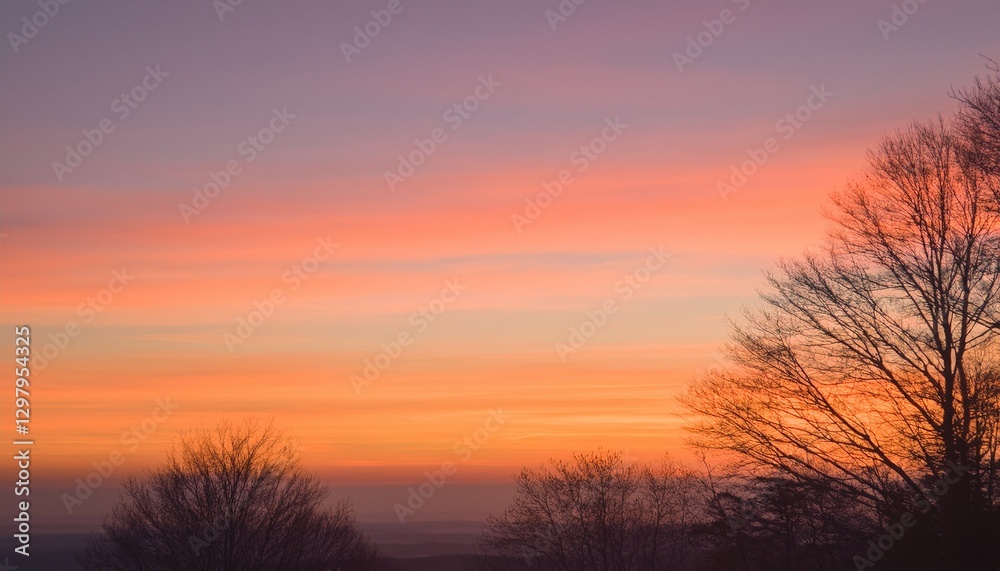 Fototapeta premium 바다에서 보는 저녁 노을