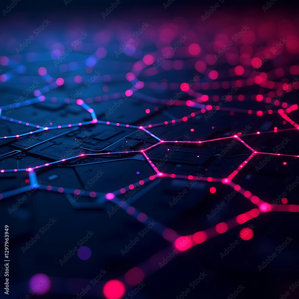 Futuristic Digital Circuit Background Futuristic Digital Circuit Background