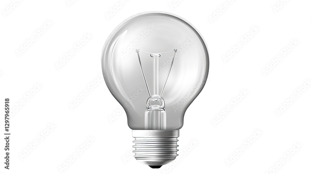 Illuminating Idea: A crystal-clear light bulb glows with the promise of innovation and inspiration, suggesting brilliance and ingenuity in a simple design. Illuminating Idea: A crystal-clear light bulb glows with the promise of innovation and inspiration, suggesting brilliance and ingenuity in a simple design.