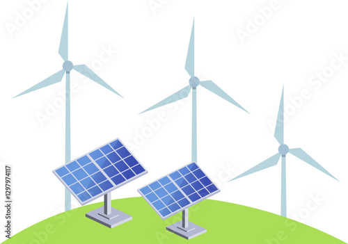 Renewable Energy Illustration