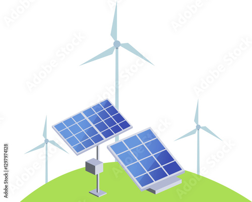 Renewable Energy Illustration