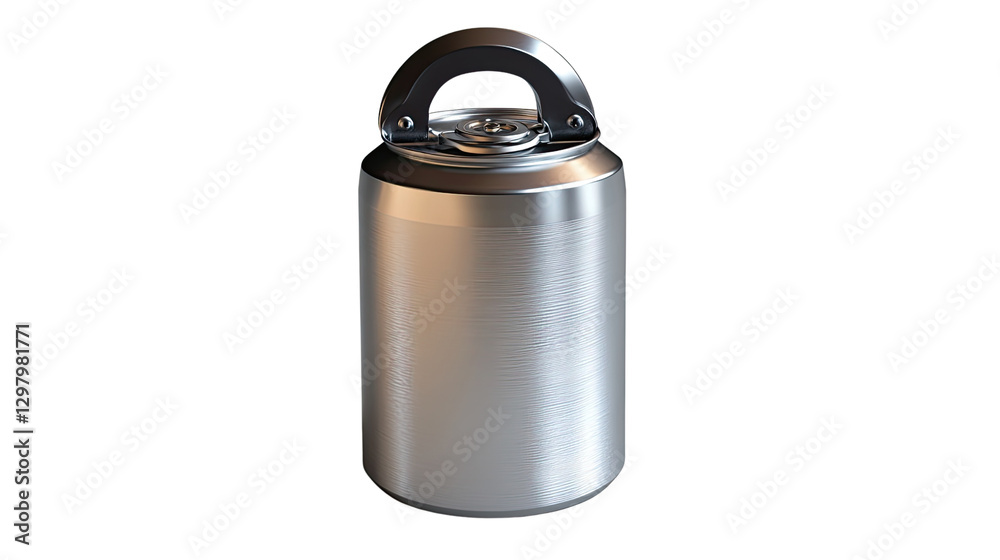 Shiny Precision Weight: An elegant stainless steel calibration weight, complete with a strong handle and precision design