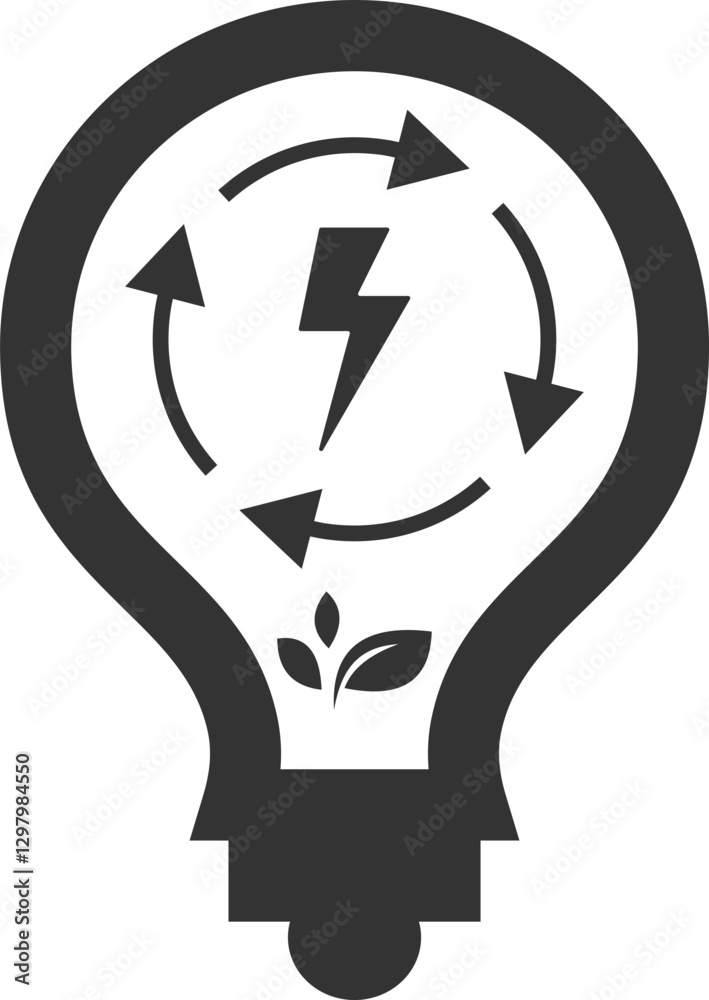 Renewable Energy Icon Renewable Energy Icon