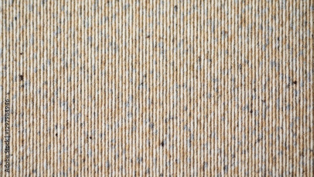 Tufted Rug. Wall is made of corrugated paper with small hole in middle Tufted Rug. Wall is made of corrugated paper with small hole in middle