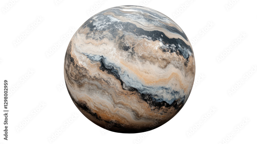 Celestial Sphere: A captivating, detailed depiction of a planet, showcasing unique textures, geological formations, and a mesmerizing display of colors. Celestial Sphere: A captivating, detailed depiction of a planet, showcasing unique textures, geological formations, and a mesmerizing display of colors.