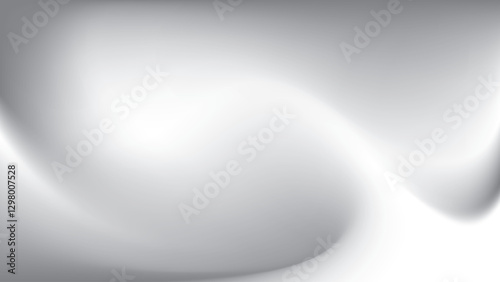 Abstract white and gray gradient background. Vector illustration.