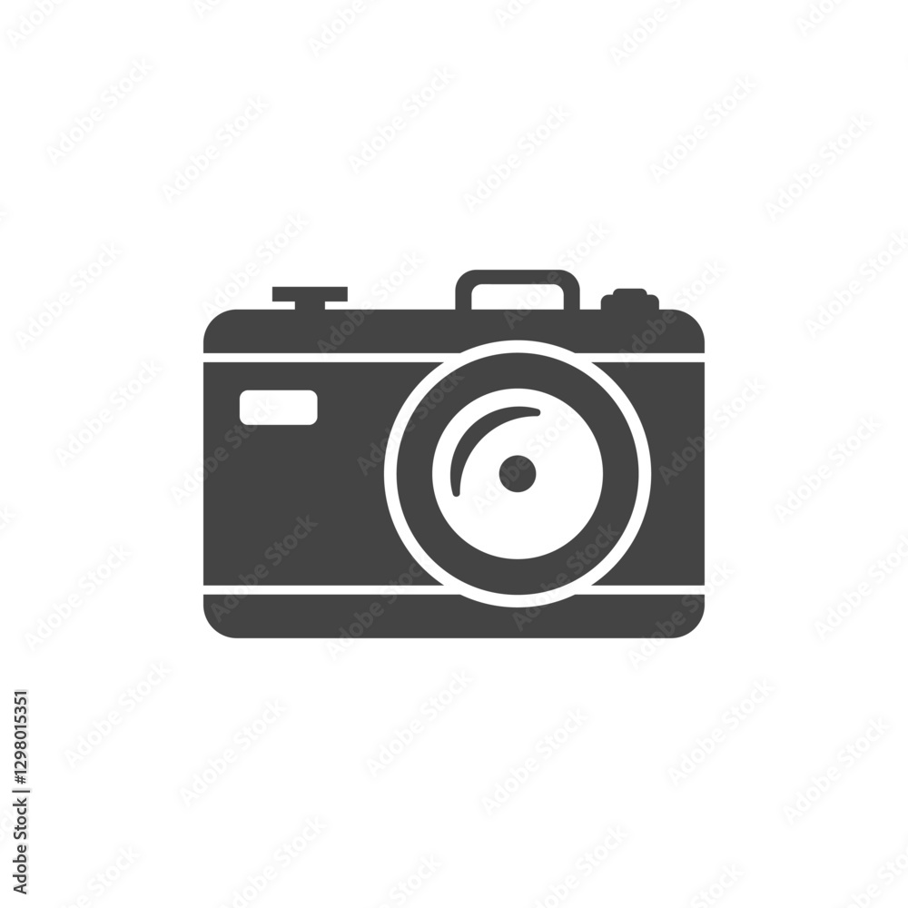 Camera icon in flat style. Photography equipment vector illustration on isolated background. Photo sign business concept. Camera icon in flat style. Photography equipment vector illustration on isolated background. Photo sign business concept.