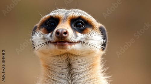 a close up of a meerkat