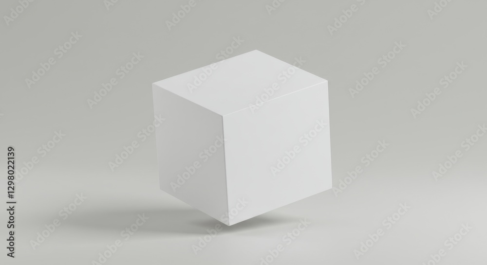 Fototapeta premium White Cube Product Mockup
