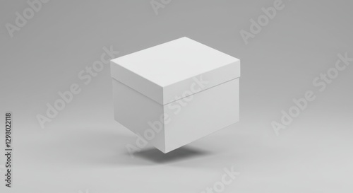 Minimalist White Cube Mockup