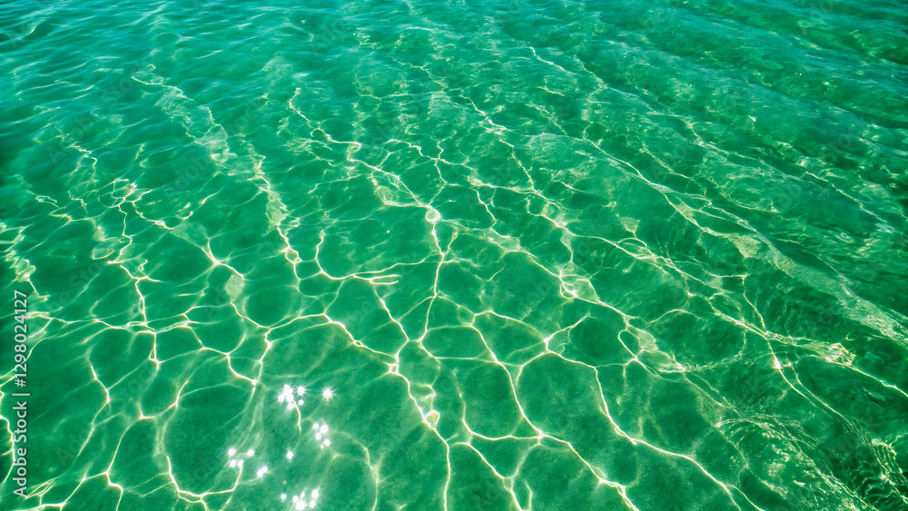 Obraz premium blue water surface