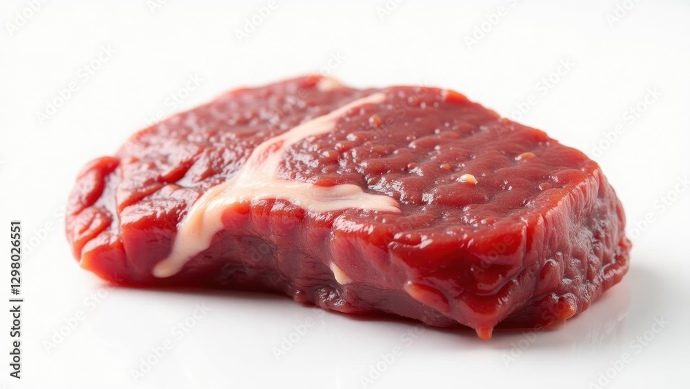 Beef Liver Protein. Meat is covered with sauce and sauce on side Beef Liver Protein. Meat is covered with sauce and sauce on side