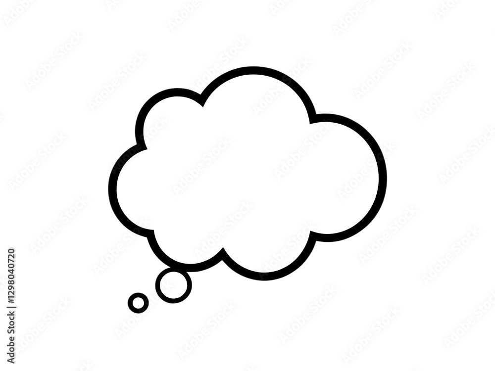 Creative thought bubbles illustrating ideas digital artwork abstract design modern environment conceptual perspective