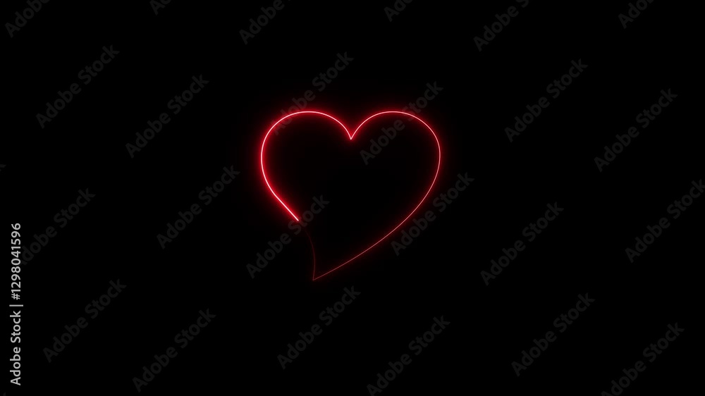Valentine's Day, glowing and shiny red hearts, love and marriage concepts, dark background. heart love video Valentine's Day, glowing and shiny red hearts, love and marriage concepts, dark background. heart love video