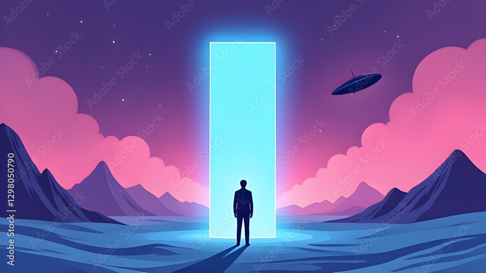 Fototapeta premium The gate to the unknown