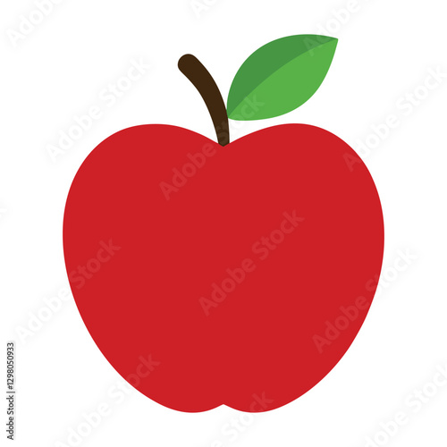 Apple design silhouette vector illustration