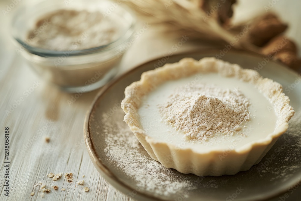 Elegant Tartlets with Greek Yogurt and Protein Powder: A Harmonious Blend of Fresh Ingredients for a Sophisticated Dining Experience with Light and Airy Aesthetics Elegant Tartlets with Greek Yogurt and Protein Powder: A Harmonious Blend of Fresh Ingredients for a Sophisticated Dining Experience with Light and Airy Aesthetics