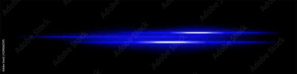Abstract glowing blue light streaks dark background. Parallel neon beams with radiant flare and motion blur create a futuristic speed energy effect. Smooth illumination sci-fi aesthetic Abstract glowing blue light streaks dark background. Parallel neon beams with radiant flare and motion blur create a futuristic speed energy effect. Smooth illumination sci-fi aesthetic