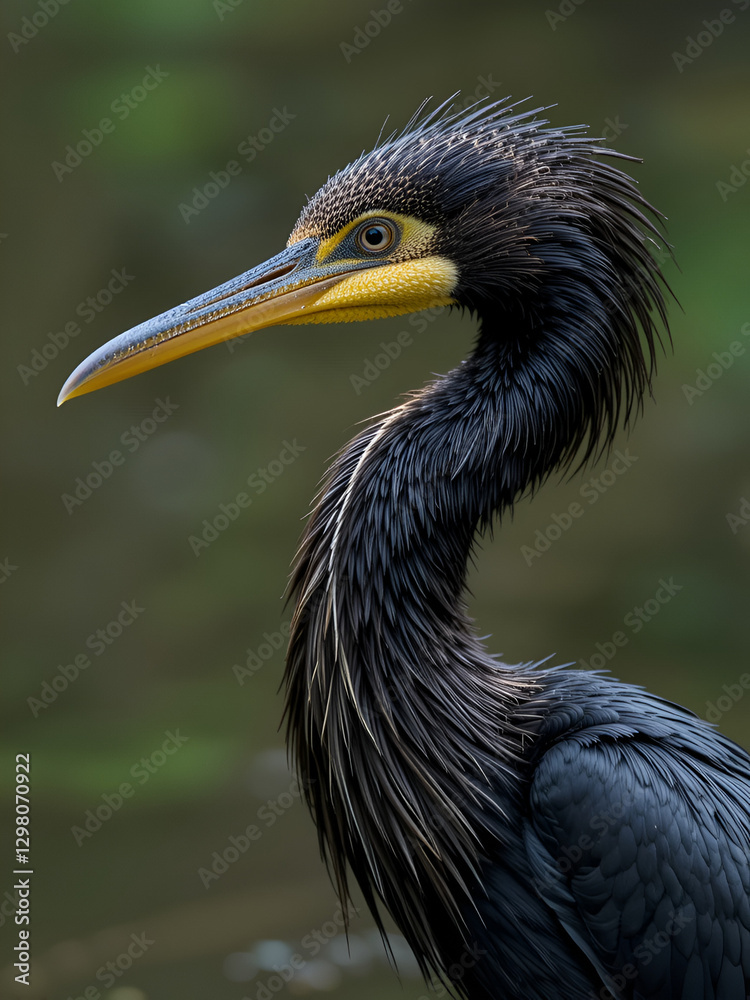 Anhinga (Anhinga anhinga) portrait, Brazos Bend state park, Needville, Texas, USA. Anhinga (Anhinga anhinga) portrait, Brazos Bend state park, Needville, Texas, USA.