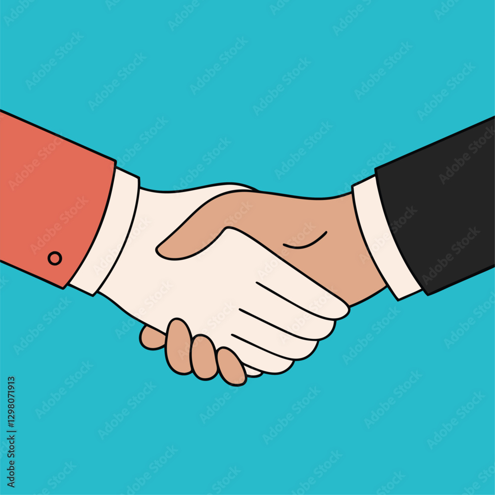 Handshake icon. Shake hands, agreement, good deal, partnership concepts. Vector image Handshake icon. Shake hands, agreement, good deal, partnership concepts. Vector image