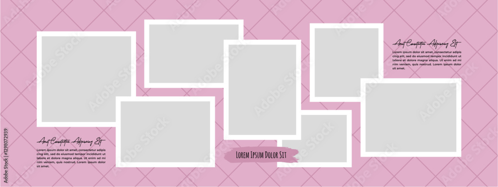 Pictures or photos frame collage layout abstract photo frames and digital photo wall template Pictures or photos frame collage layout abstract photo frames and digital photo wall template