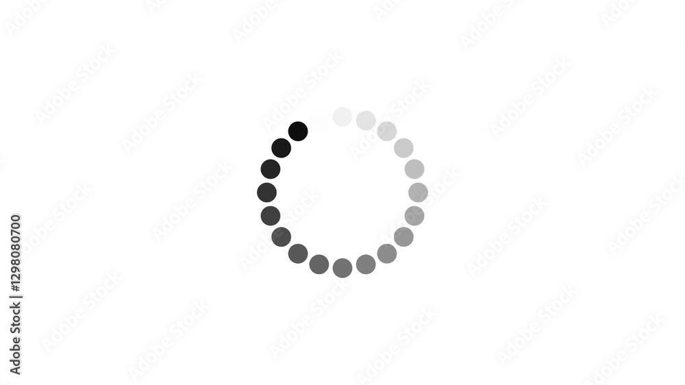 rotating loading animation or Loading Bar Animation for 4k Stock Video Background Waiting Screen - suitable for all smart phone devices and computer screens