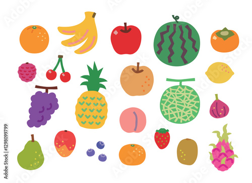 果物・くだもの・フルーツのイラスト