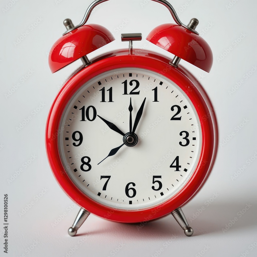 Classic Red Alarm Clock A Timeless Classic Red Alarm Clock A Timeless