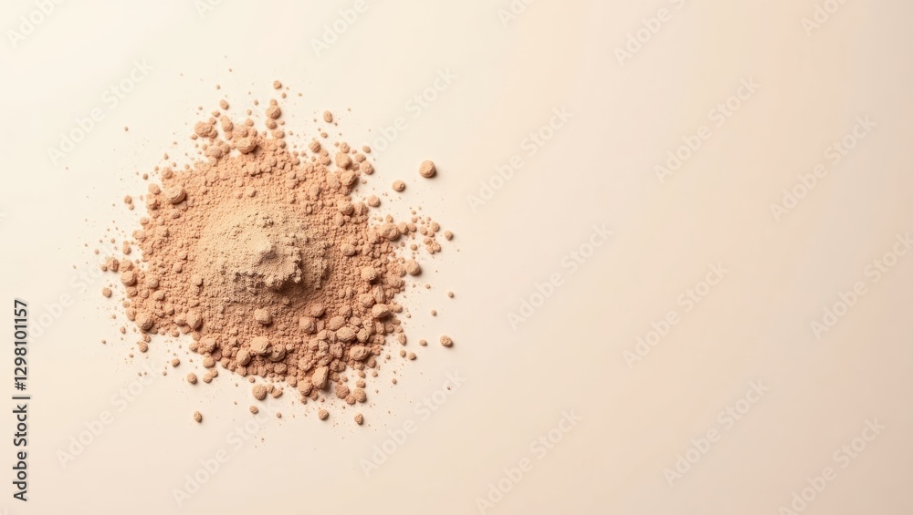 Setting Powder. Powder is on table and powder is on table Setting Powder. Powder is on table and powder is on table