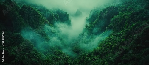 Misty Mountain Valley Aerial