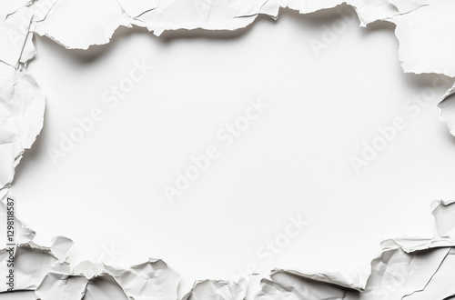 Pezzo di carta strappata. Spazio per testo o messaggio.