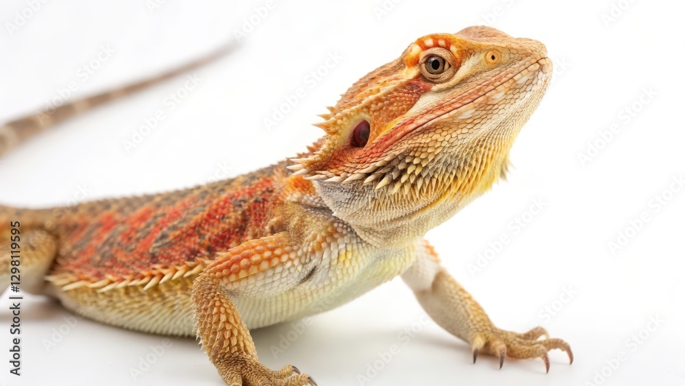 Fototapeta premium Bearded Dragon Lizard Portrait