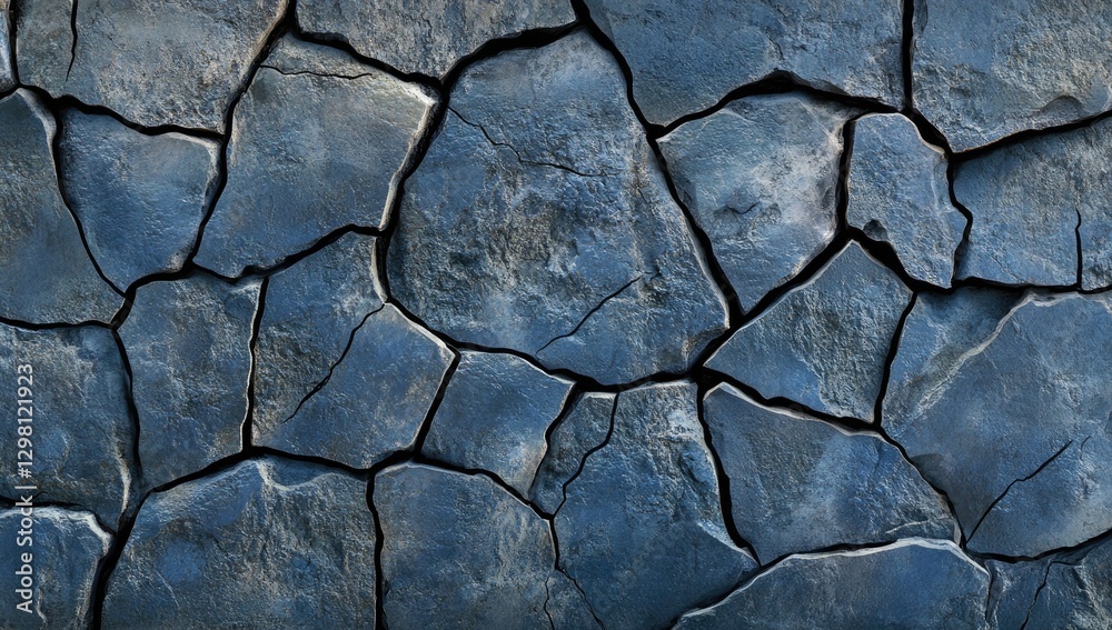 Cracked Stone Wall Texture Background Cracked Stone Wall Texture Background